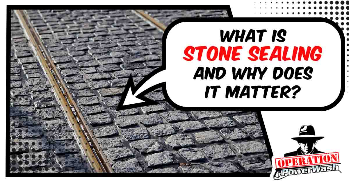 Image of new tram tracks in the city on the promenade with brick paving, featuring Operation Power Wash and highlighting What is Stone Sealing and Why Does it Matter?, ensuring alignment with the page's context.